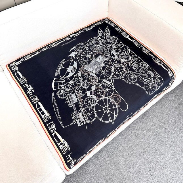 HERMES 25S SCARF 90 IN SILK 737177