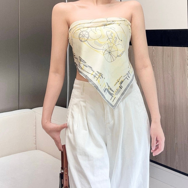 HERMES 25S SCARF 90 IN SILK 737178