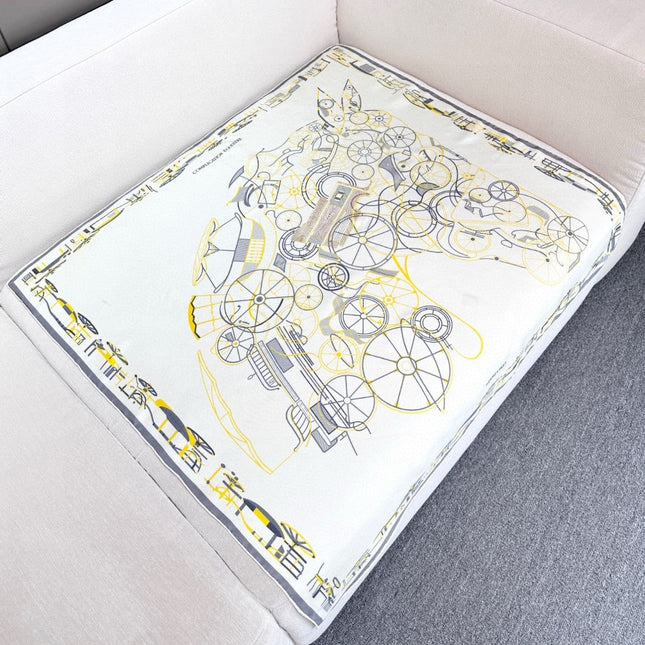 HERMES 25S SCARF 90 IN SILK 737178