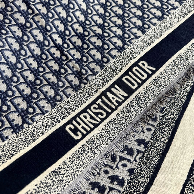 DIOR SCARF 140 CM IN SILK-WOOL BLEND 702040