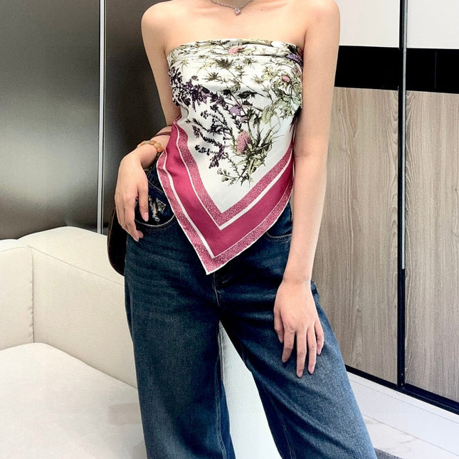 DIOR SCARF 90 CM IN SILK FABRIC 702043