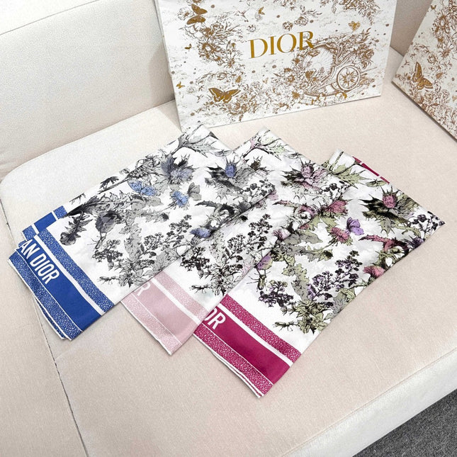 DIOR SCARF 90 CM IN SILK FABRIC 702043