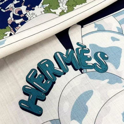 HERMES 25S SCARF 140 IN SILK 732118