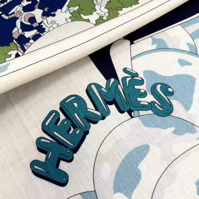 HERMES 25S SCARF 140 IN SILK 732118