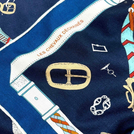 HERMES 25S SCARF 135 IN CASHMERE SILK 737309