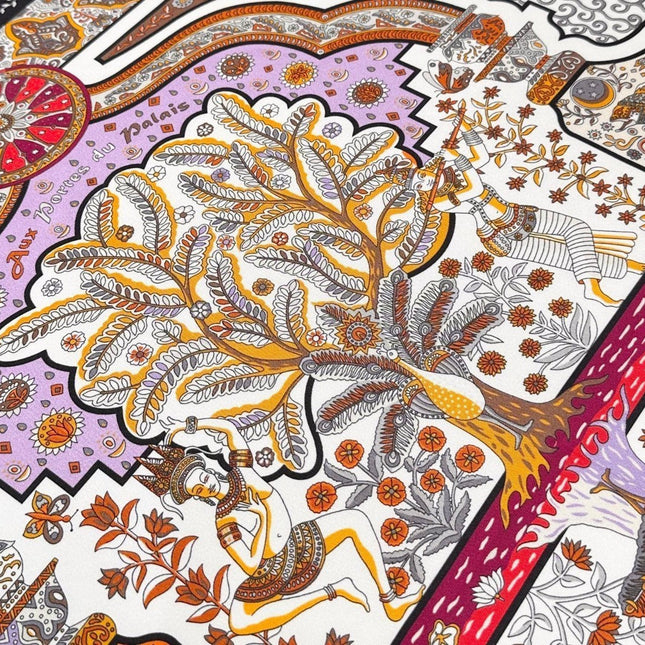 HERMES 25S SCARF 90 IN SILK 724811