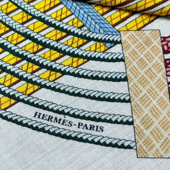 HERMES 25S SCARF 140 IN SILK 727338