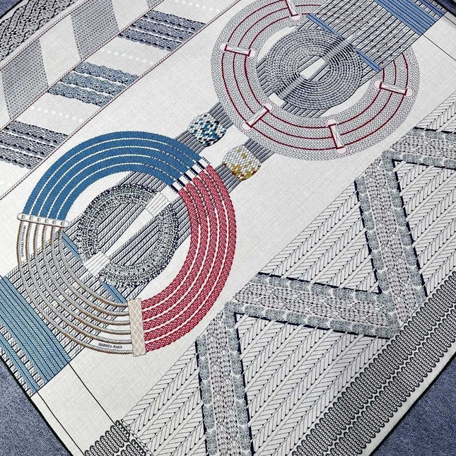 HERMES 25S SCARF 140 IN SILK 727340