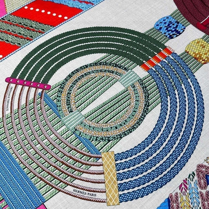 HERMES 25S SCARF 140 IN SILK 727341