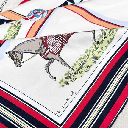 HERMES 25S SCARF 90 IN SILK TWILL 733929