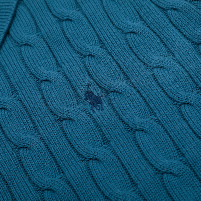 RALPH LAUREN SHORT-SLEEVE POLO KNIT SWEATER STYLE 432