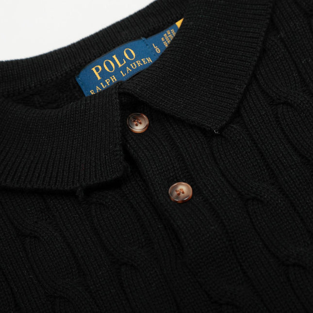 RALPH LAUREN SHORT-SLEEVE POLO KNIT SWEATER STYLE 434