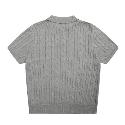 RALPH LAUREN SHORT-SLEEVE POLO KNIT SWEATER STYLE 435