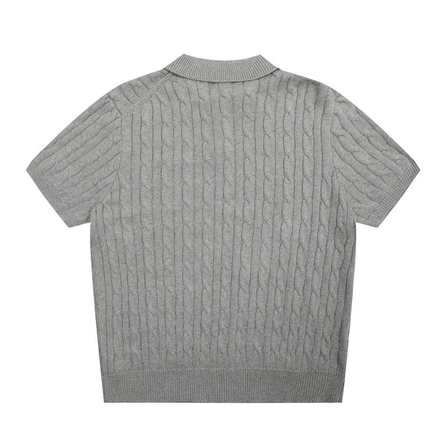 RALPH LAUREN SHORT-SLEEVE POLO KNIT SWEATER STYLE 435
