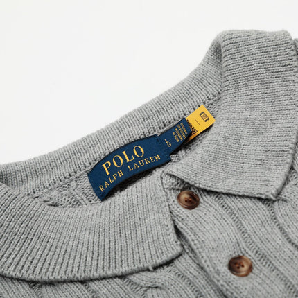 RALPH LAUREN SHORT-SLEEVE POLO KNIT SWEATER STYLE 435