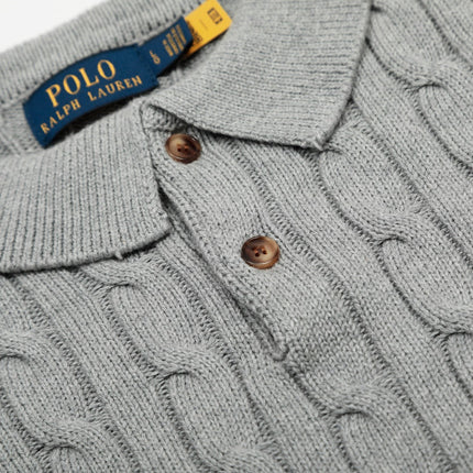 RALPH LAUREN SHORT-SLEEVE POLO KNIT SWEATER STYLE 435