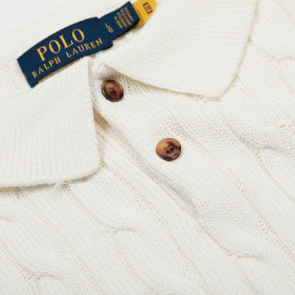 RALPH LAUREN SHORT-SLEEVE POLO KNIT SWEATER STYLE 436