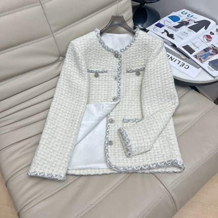 CHANEL 25S ROUND-NECK KNIT CARDIGAN 378