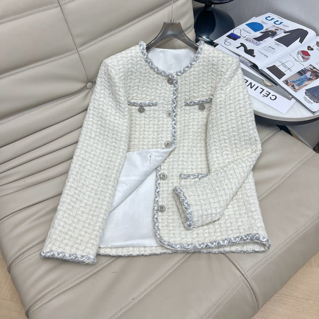 CHANEL 25S ROUND-NECK KNIT CARDIGAN 378