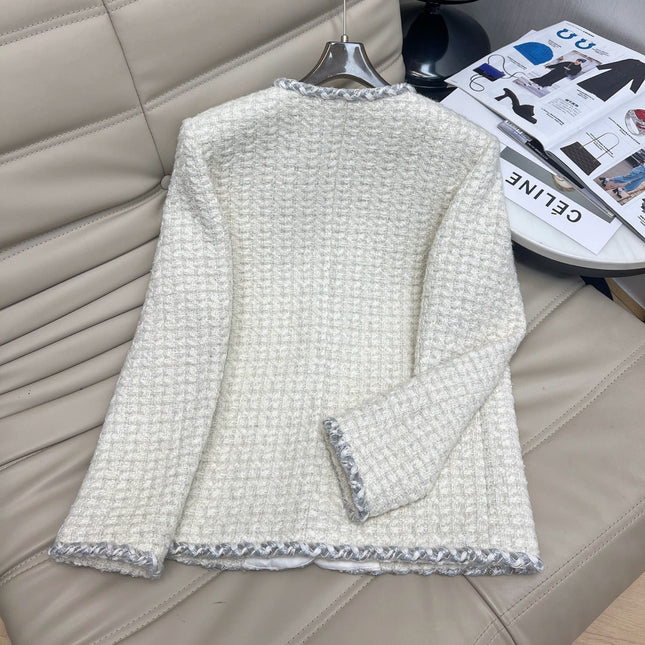 CHANEL 25S ROUND-NECK KNIT CARDIGAN 378