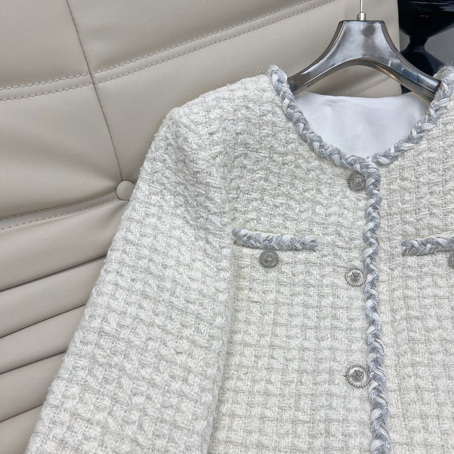 CHANEL 25S ROUND-NECK KNIT CARDIGAN 378
