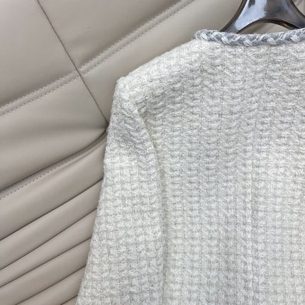 CHANEL 25S ROUND-NECK KNIT CARDIGAN 378