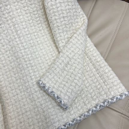 CHANEL 25S ROUND-NECK KNIT CARDIGAN 378