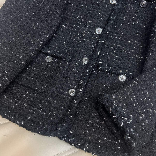 CHANEL 25S ROUND-NECK KNIT CARDIGAN 377