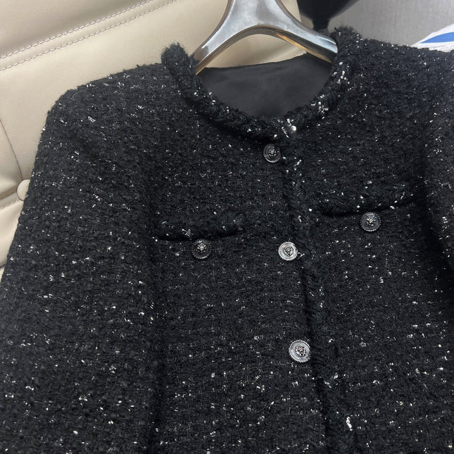 CHANEL 25S ROUND-NECK KNIT CARDIGAN 377