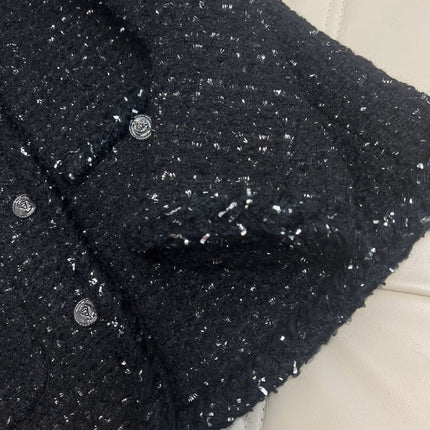 CHANEL 25S ROUND-NECK KNIT CARDIGAN 377