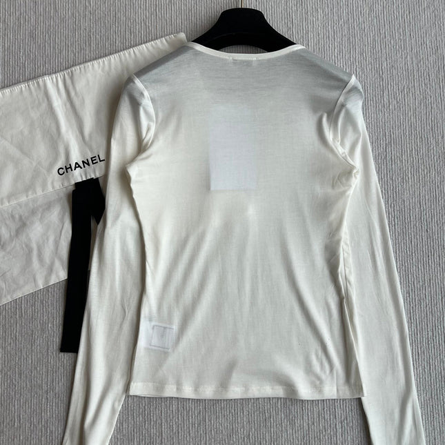 CHANEL LONG-SLEEVE T-SHIRT STYLE 28