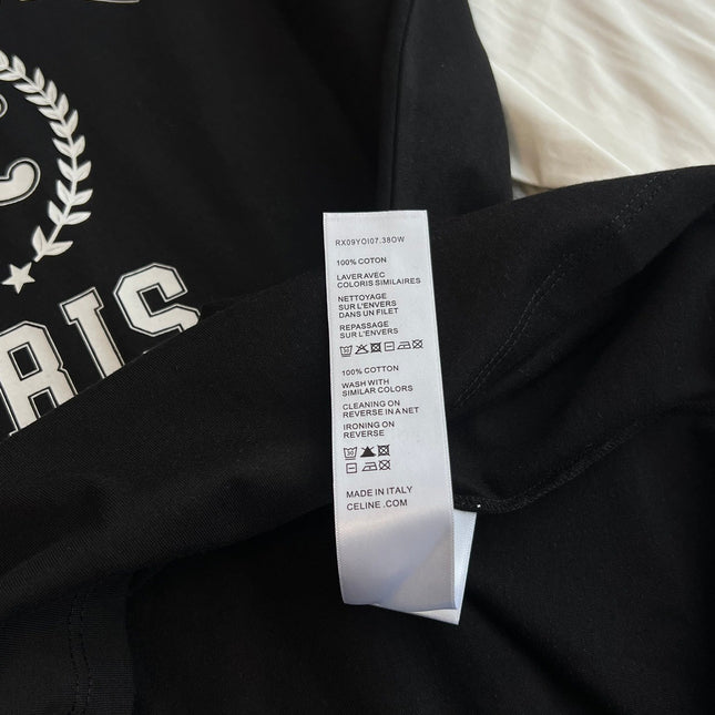 CELINE LONG SLEEVE PRINTED T-SHIRT 275643