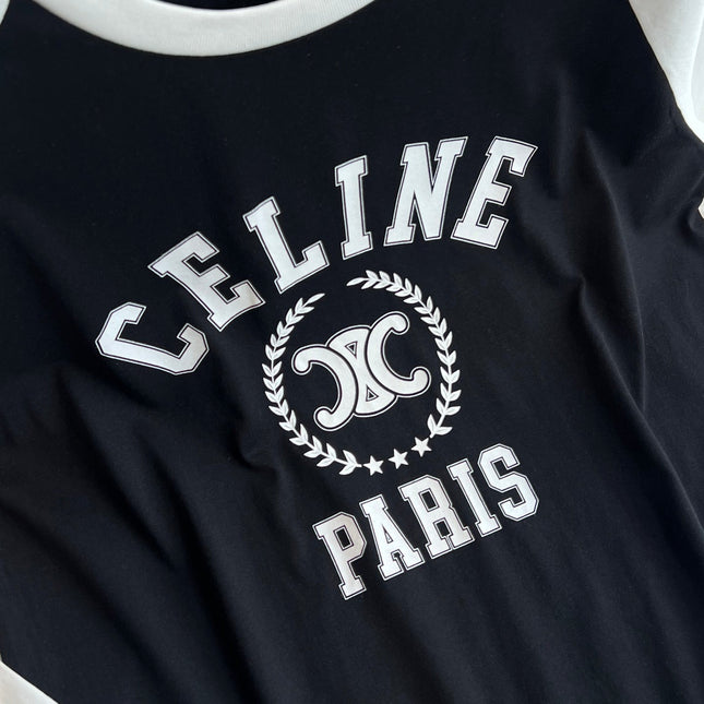 CELINE LONG SLEEVE PRINTED T-SHIRT 275643