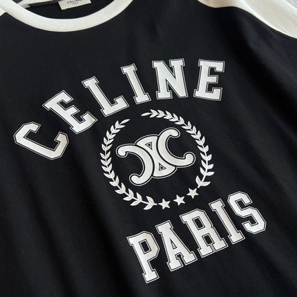 CELINE LONG SLEEVE PRINTED T-SHIRT 275643