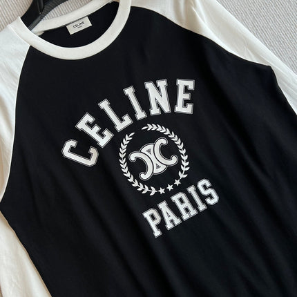CELINE LONG SLEEVE PRINTED T-SHIRT 275643
