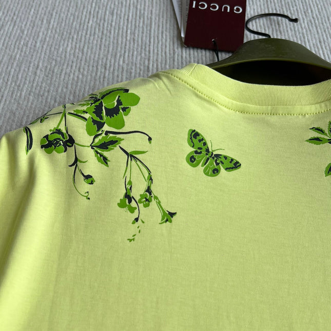 GUCCI SHORT SLEEVE LOGO PRINTED T-SHIRT 275722