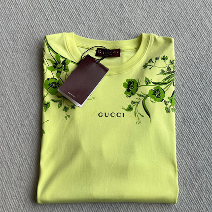 GUCCI SHORT SLEEVE LOGO PRINTED T-SHIRT 275722