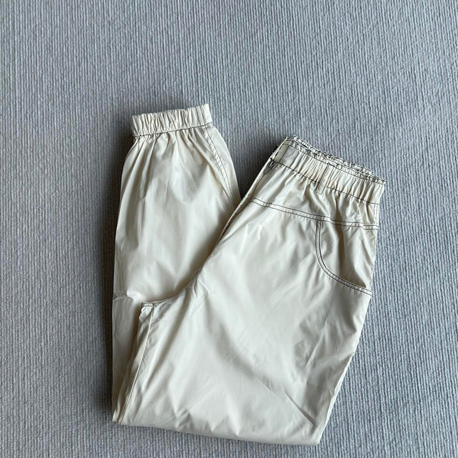 CHANEL BEIGE CASUAL PANTS 269664