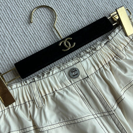 CHANEL BEIGE CASUAL PANTS 269664