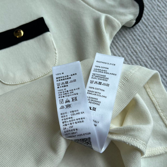 CELINE COLORBLOCK SHORT-SLEEVE T-SHIRT 269735