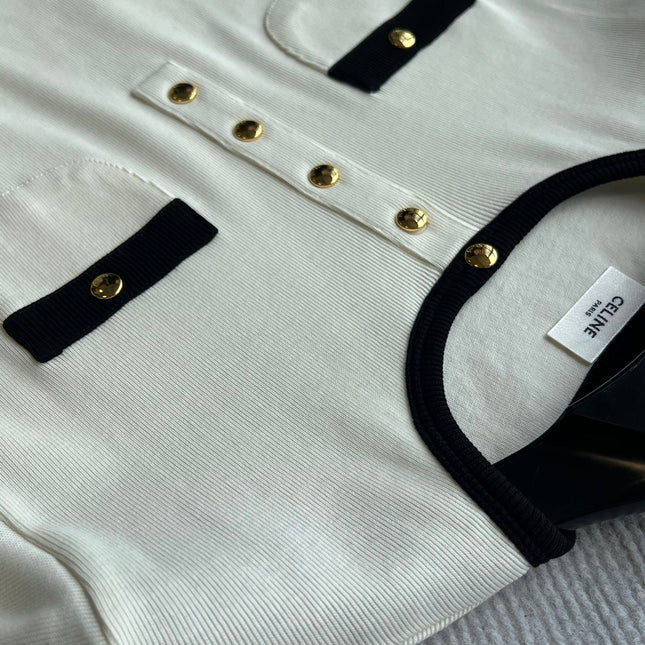 CELINE COLORBLOCK SHORT-SLEEVE T-SHIRT 269735