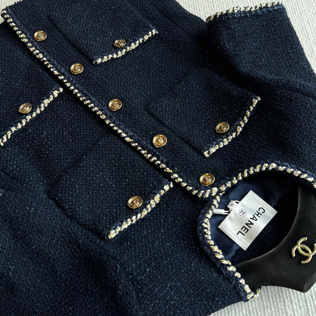 CHANEL SHORT-SLEEVE WOOL JACKET STYLE 29