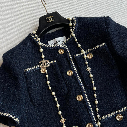 CHANEL SHORT-SLEEVE WOOL JACKET STYLE 29
