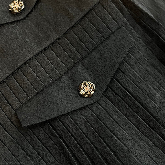 CHANEL PLEATED SHIRT STYLE 31