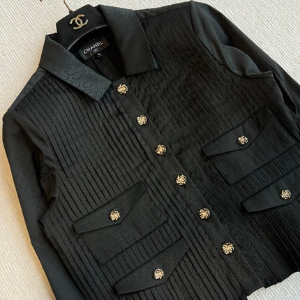 CHANEL PLEATED SHIRT STYLE 31