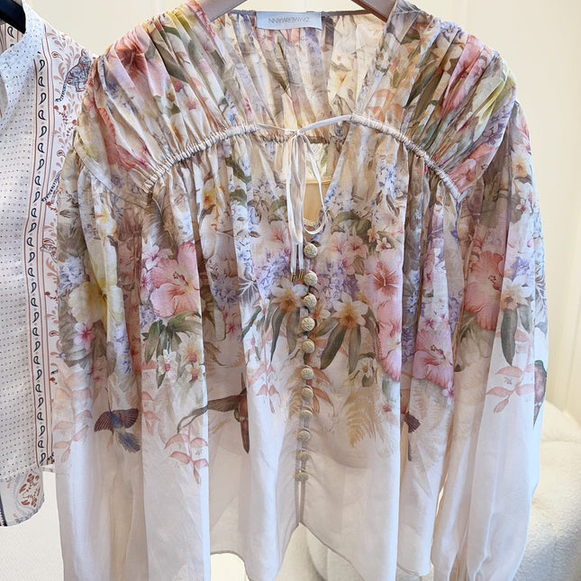 Zimmermann Blouse 25 Linen Silk 027