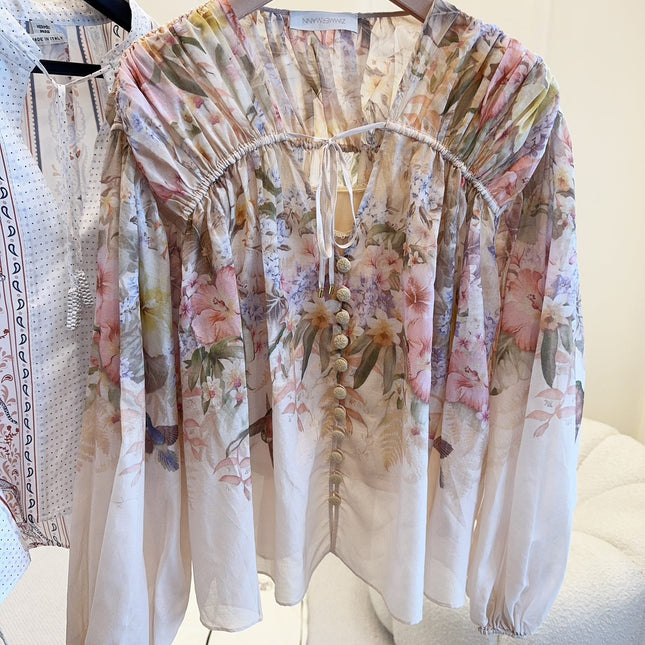 Zimmermann Blouse 25 Linen Silk 027