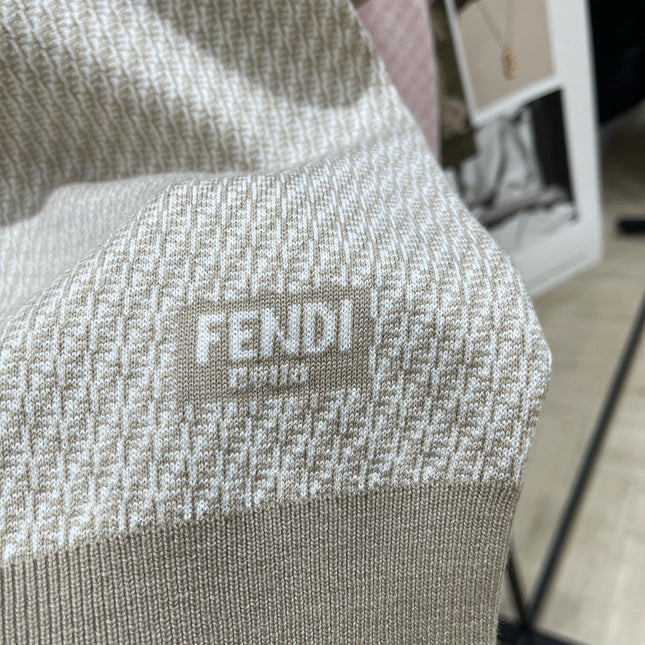 FENDI JACQUARD KNIT SWEATER 273205