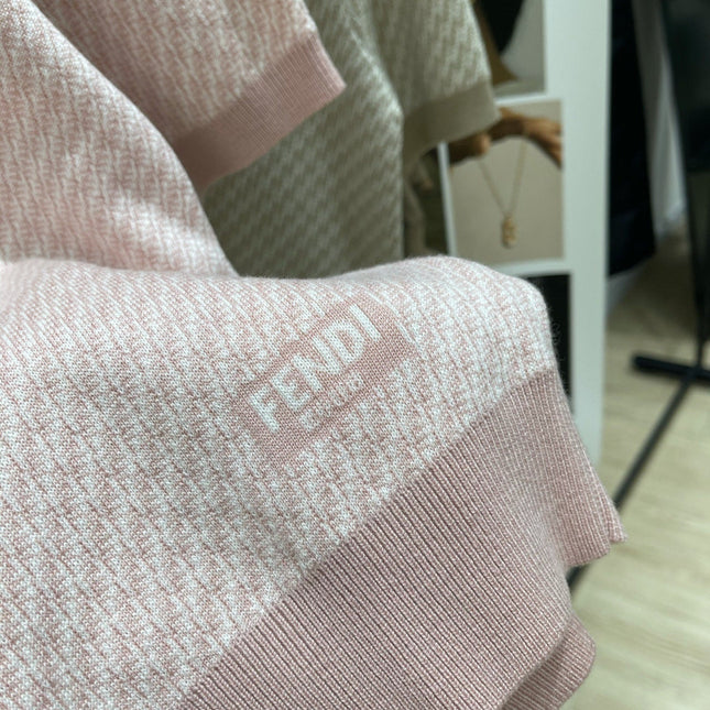 FENDI JACQUARD KNIT SWEATER 273205