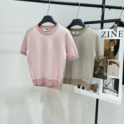 FENDI JACQUARD KNIT SWEATER 273205